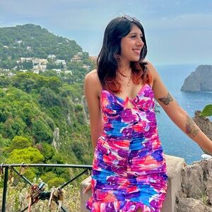 For Love And Lemons Multicolor Mini Dress